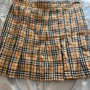 Plaid skirt